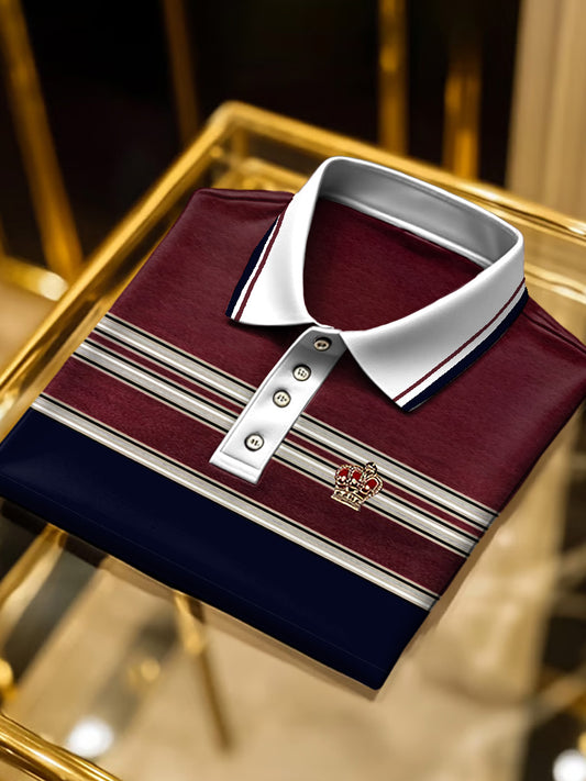 Mužské staromódní polotričko s klasickou barevnou kombinací