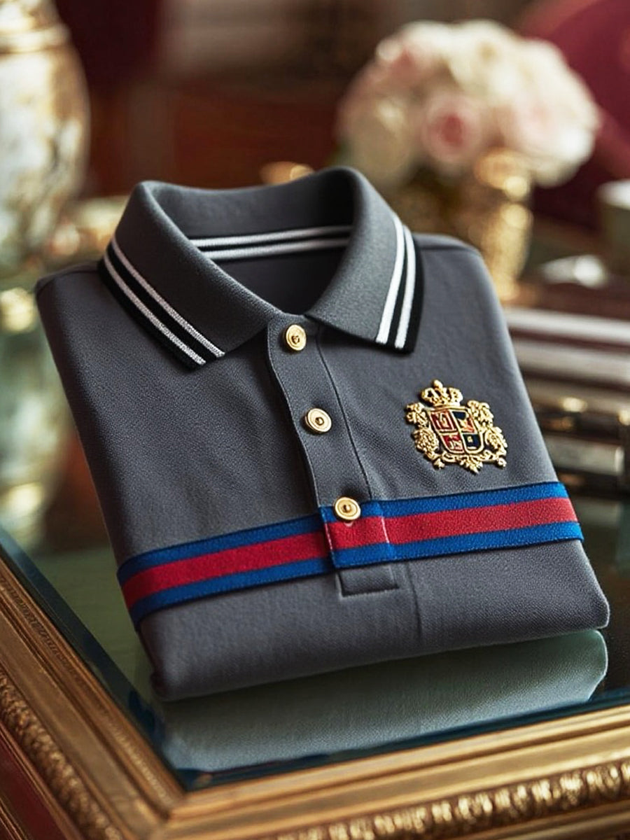 Classic royal crest business polohy s krátkými rukávy
