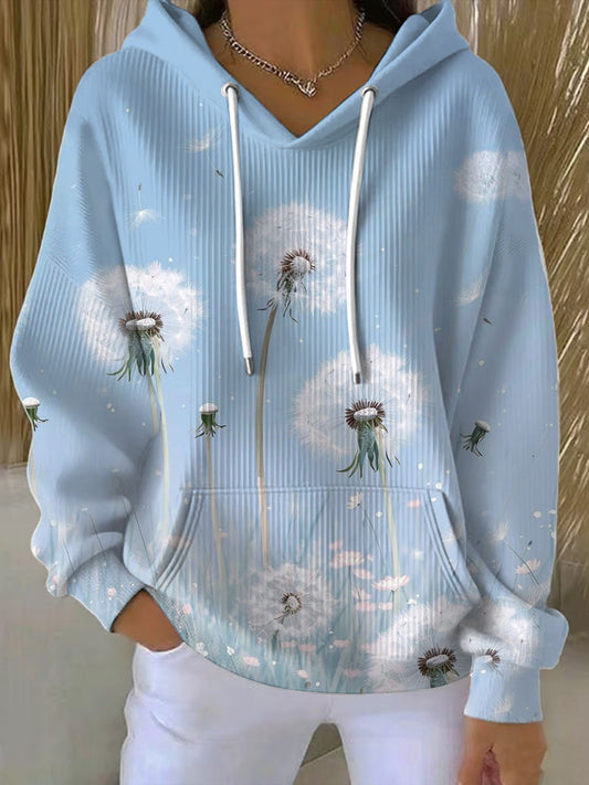 Ženská čerstvá poupna modrá mikina