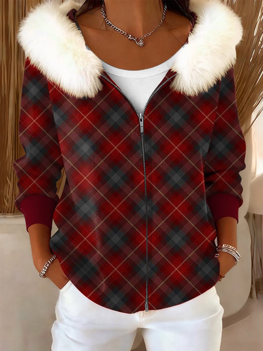 Ženské vintage koberec umělecké umělé kožešiny goby kabát s kapucinou