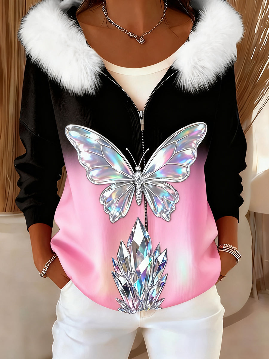 Dámské retro květinové umění pohodlné plísňové vesty s kapucinou