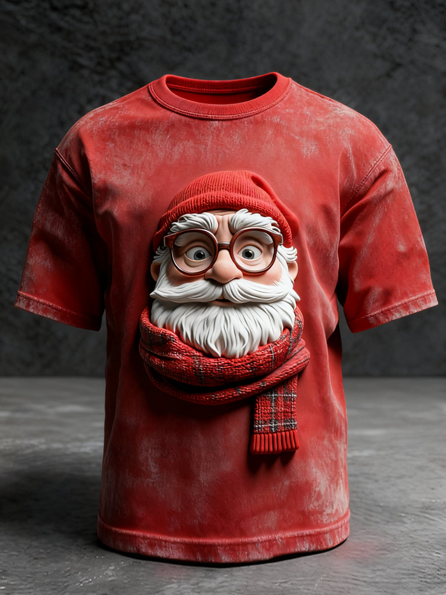 Vánoční zábava santa claus příležitostné tričko