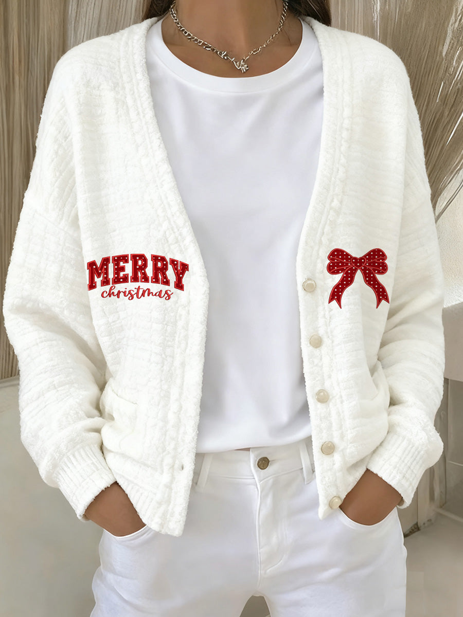 Dámské vánoční tištěné vestavěné bundy