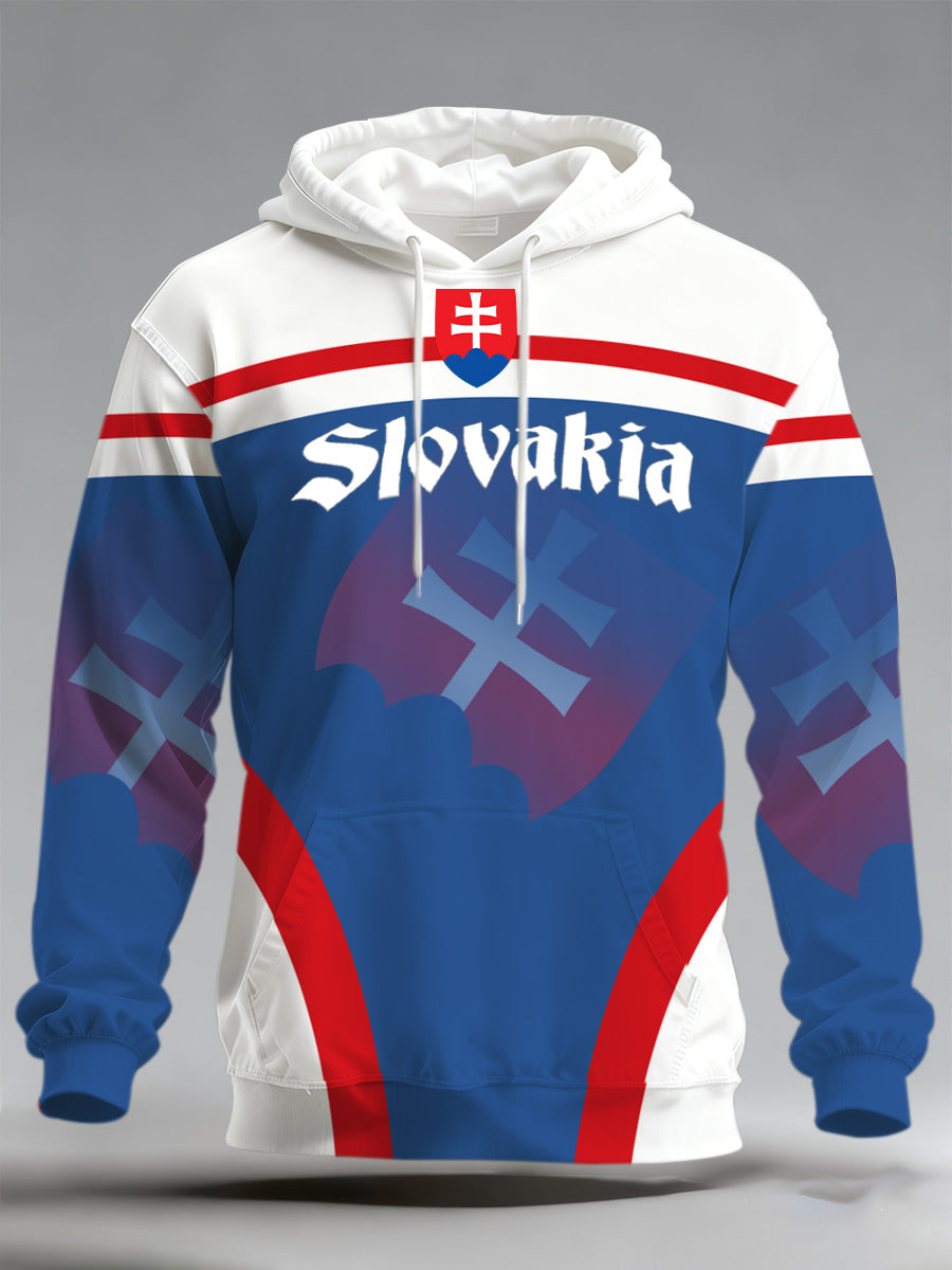 Pánské slovenské tisk hoodie