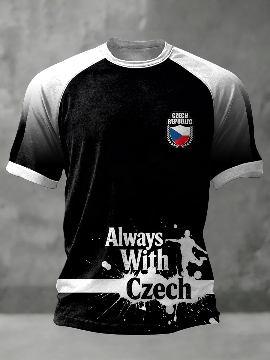 Mistrovské mistrovství světa ve fotbale v české republice tričko s krátkými rukávy