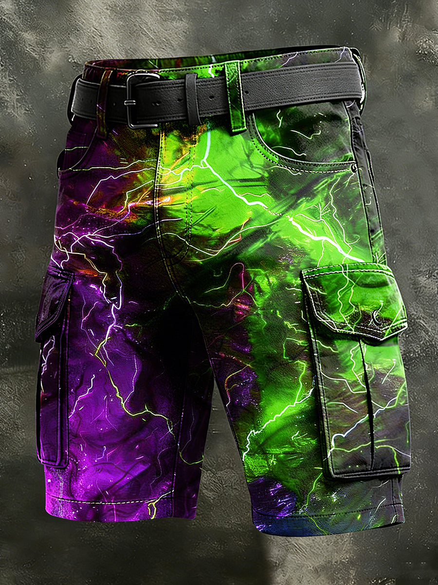 Pánské retro dovolená podnikání psychedelické umění tisk příležitostné šortky