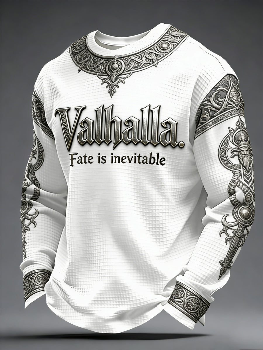 Pánské vikingské styl valhalla waffle top