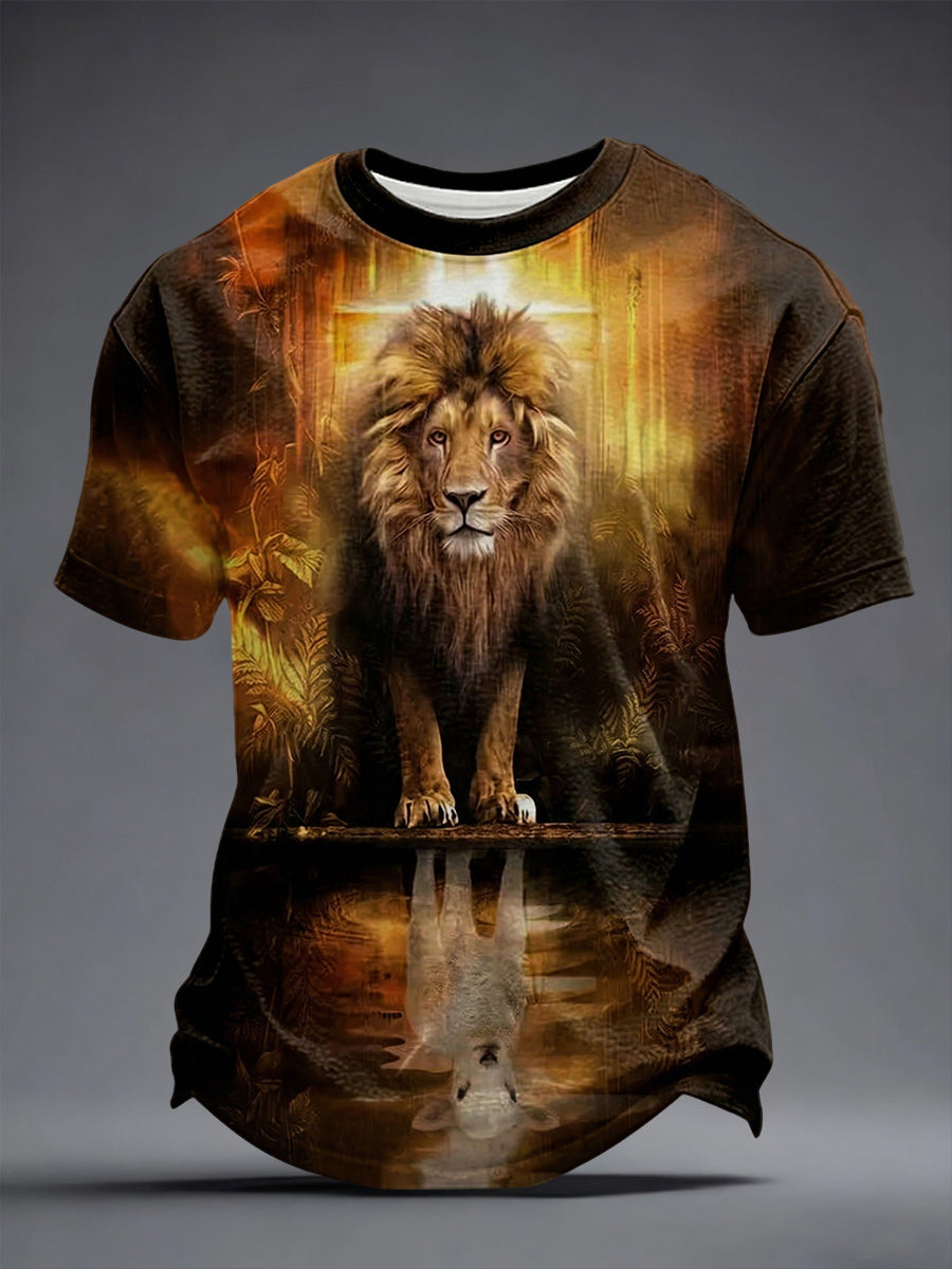 Pánské víra krátké rukávy tshirt