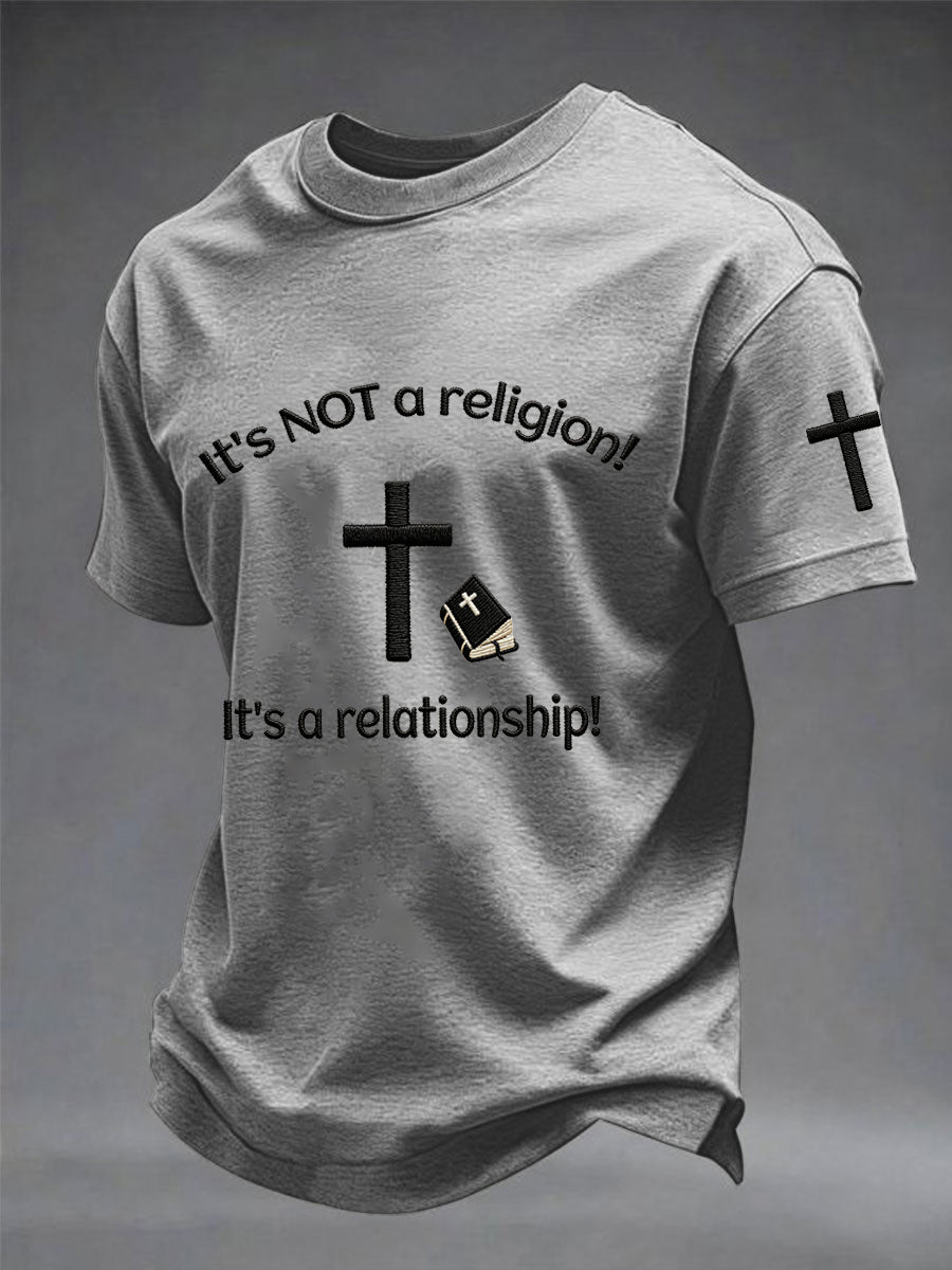 Páni to není náboženství! Je to vztah! Print tee