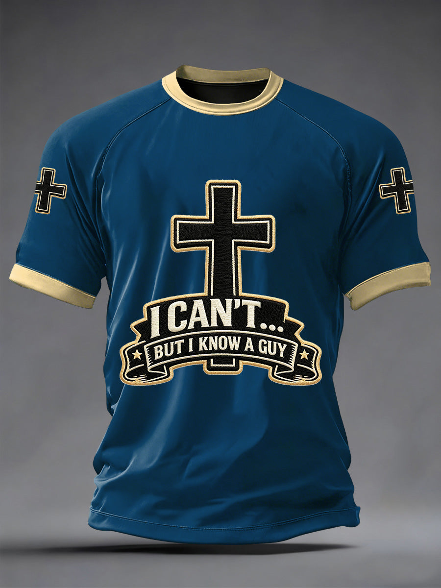 Men print tee