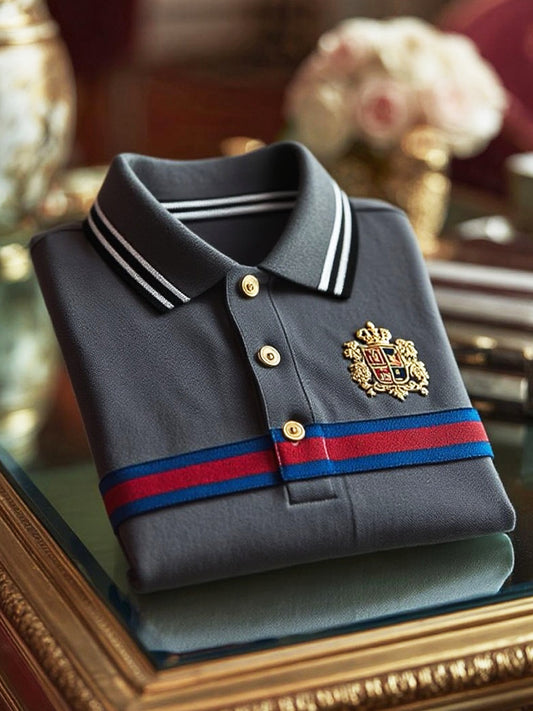 Classic royal crest business polohy s krátkými rukávy