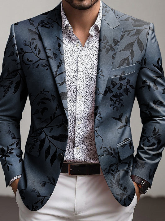Pánské vintage klasický vzor business casual suit bunda