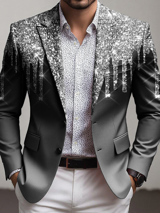 Pánské vintage potahované obchodní party blazer