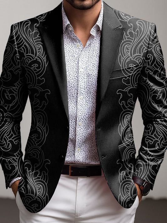 Pánské vintage vzory obchodní příležitostné blazer