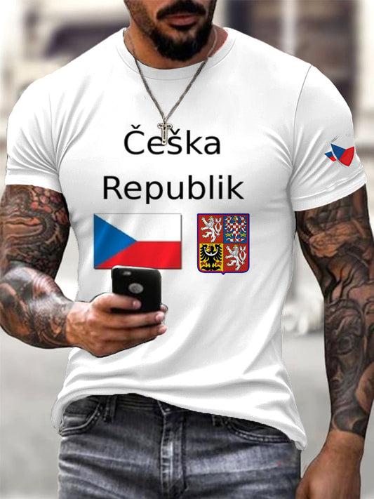 Tištěné vintage fashion volné krátké rukávy tshirt
