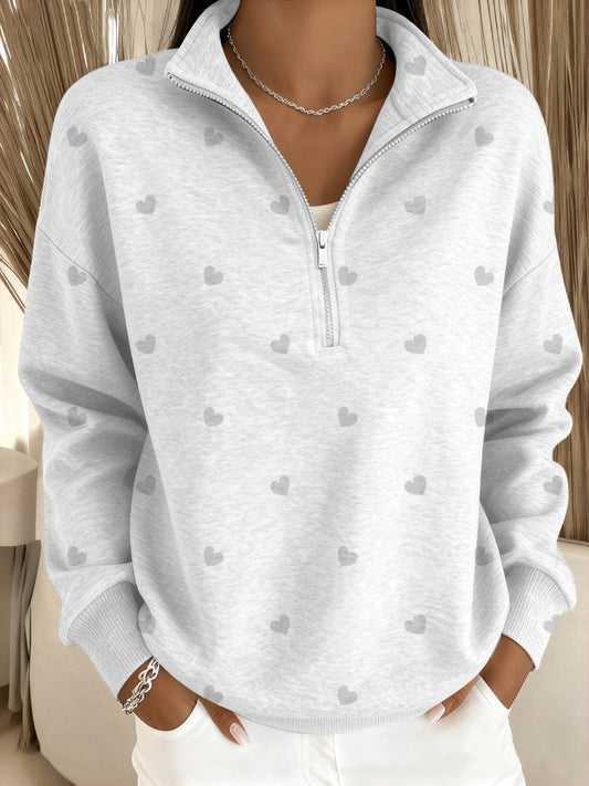 Dámské sladké srdeční tričko s stojákem