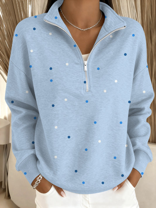 Ženské vibrant multidot stojangolier mikina