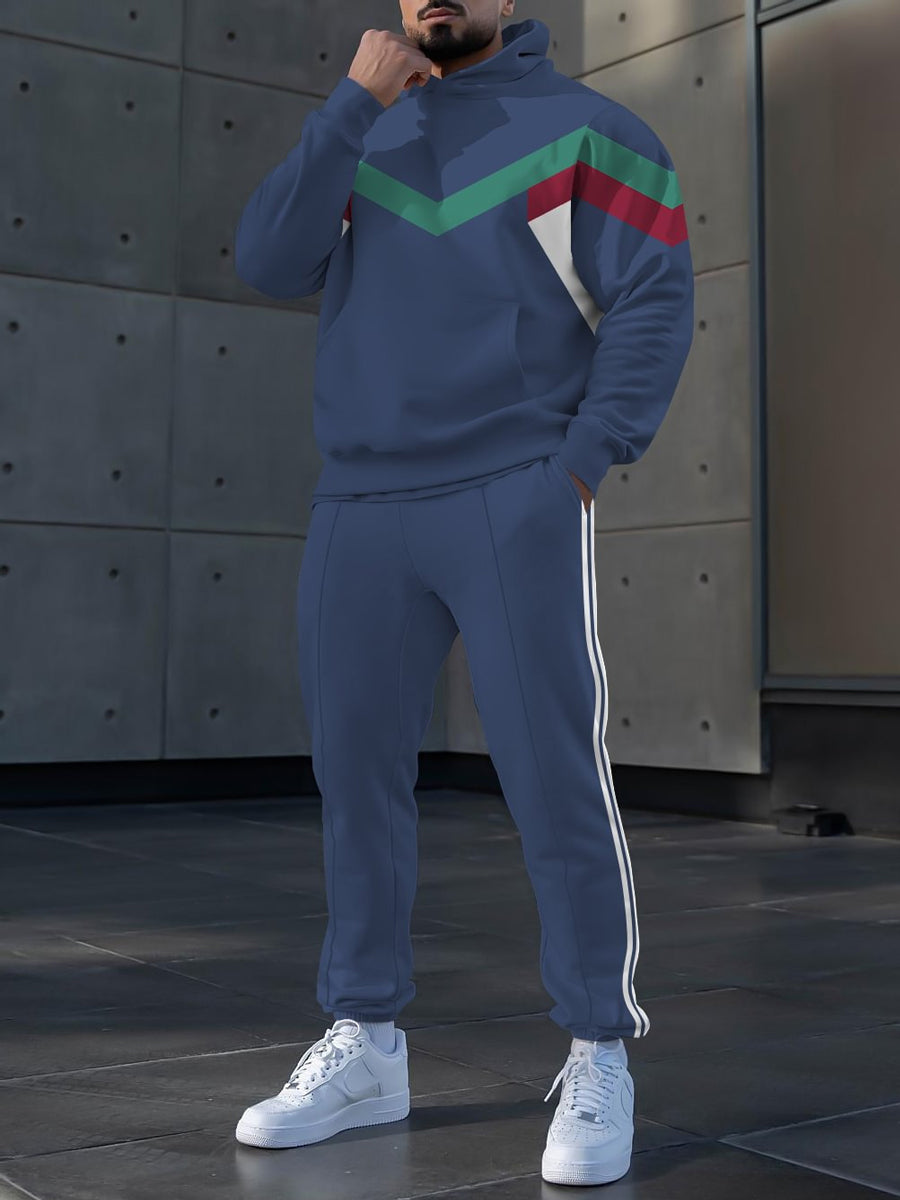 Pánské minimalistický vintage hoodie set