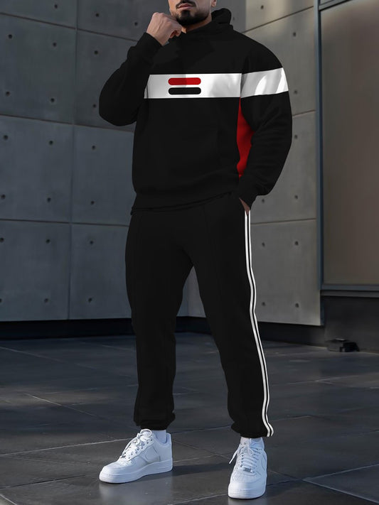 Pánské minimalistický vintage hoodie set