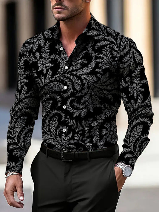 Pánské unikátní přístaviště s dlouhým rukávem