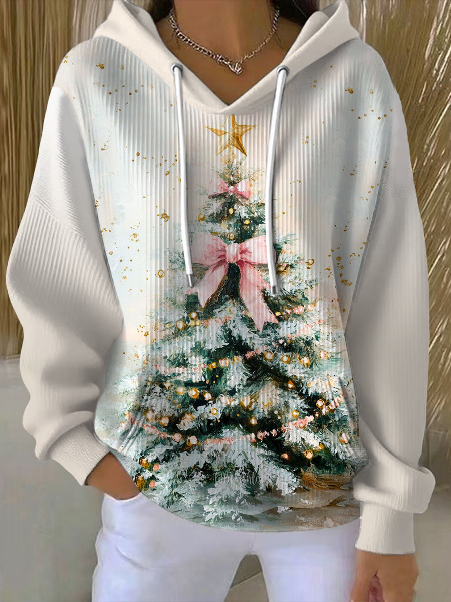 Dámské elegantní bílý vánoční stromeček