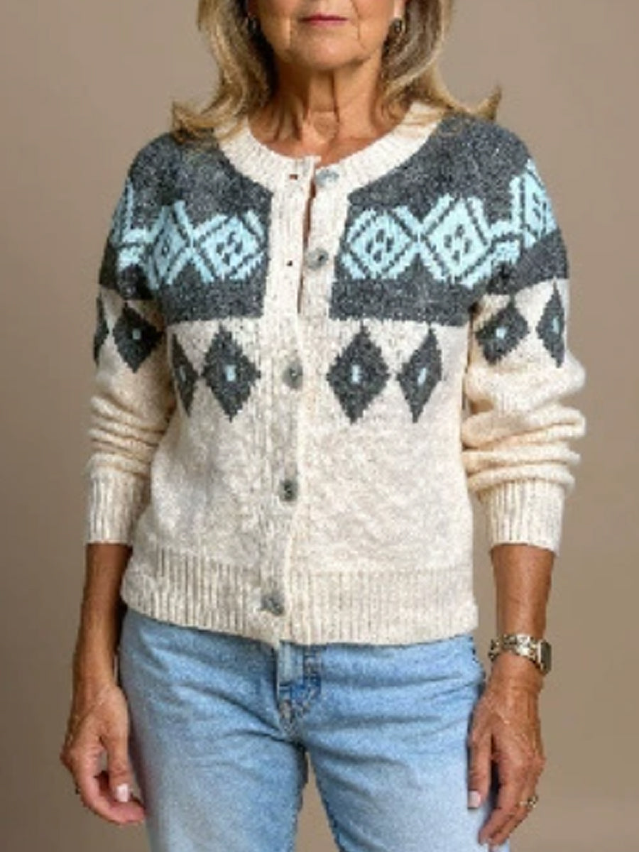 Dámské vestystyl pletené bundy