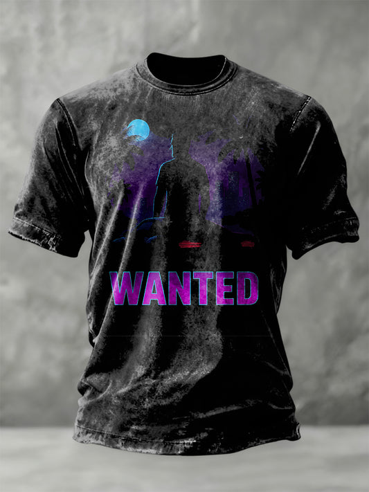 Retroinspired neon casual tshirt