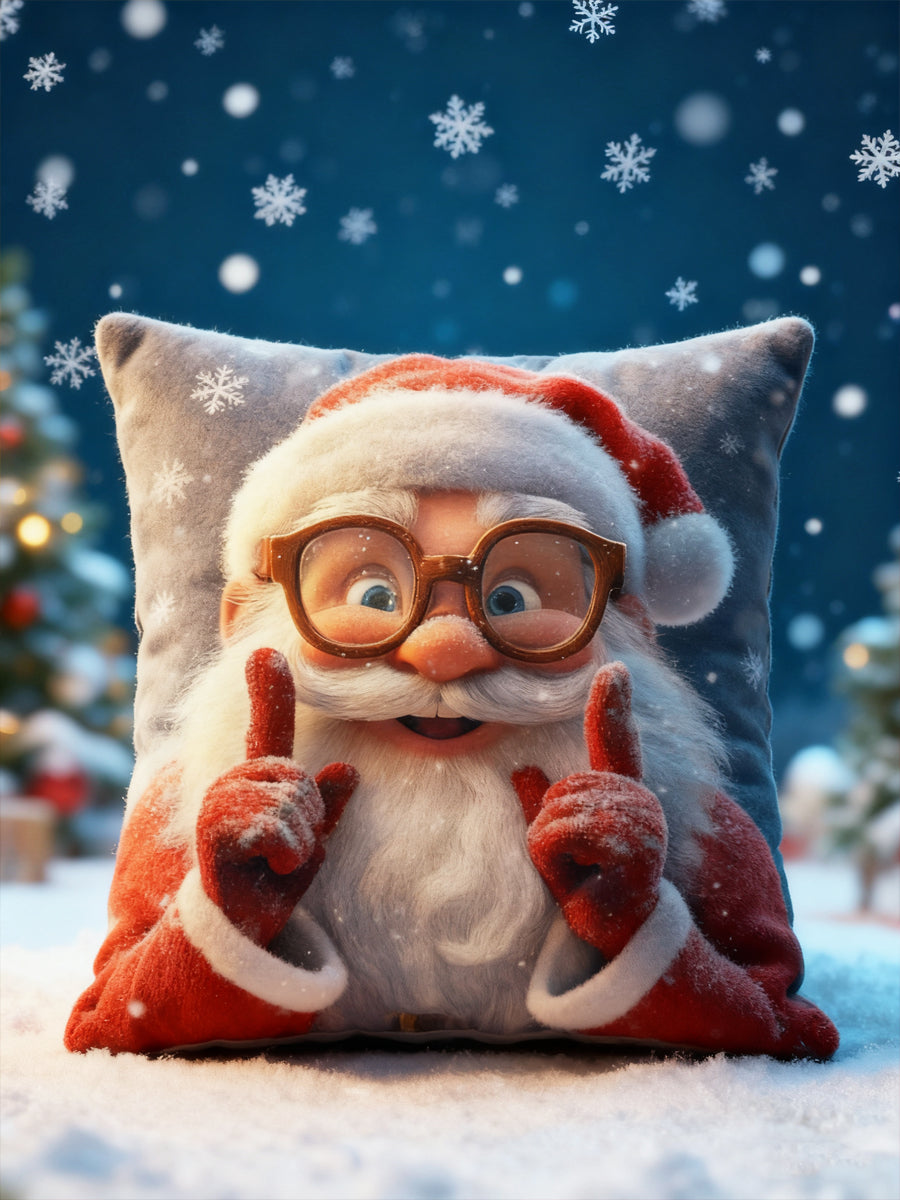 Santa claus zábava polštář