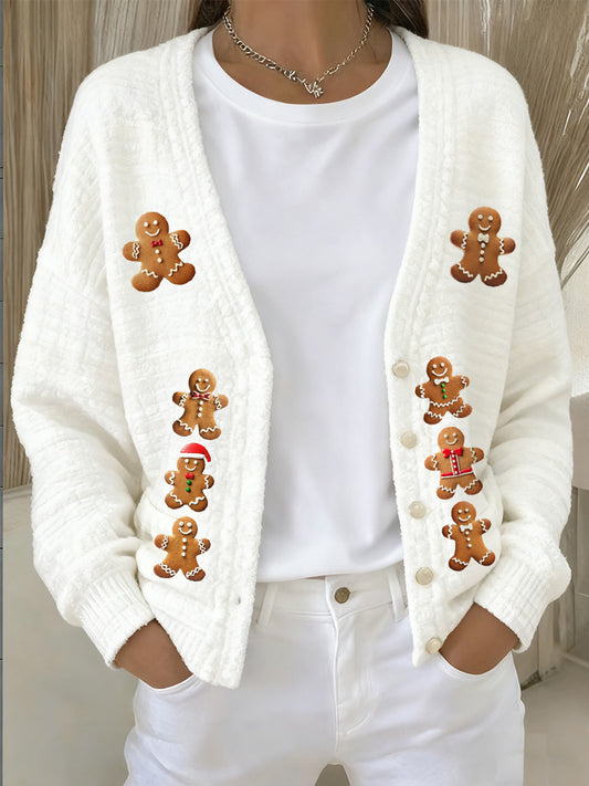 Dámské vánoční tištěné vestavěné bundy