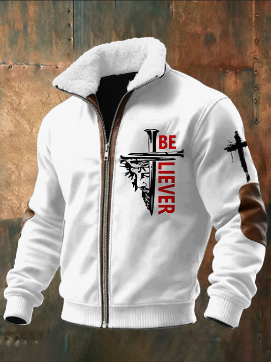 Retro believer casual zipper bunda