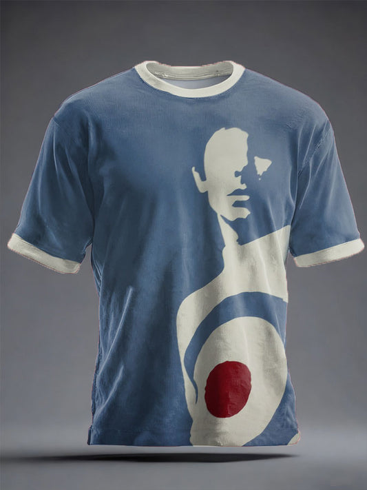 Unisex uk mods music lover printed tshirt