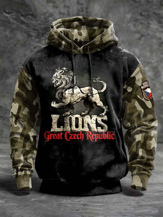 Maskovací tričko s patchworkem