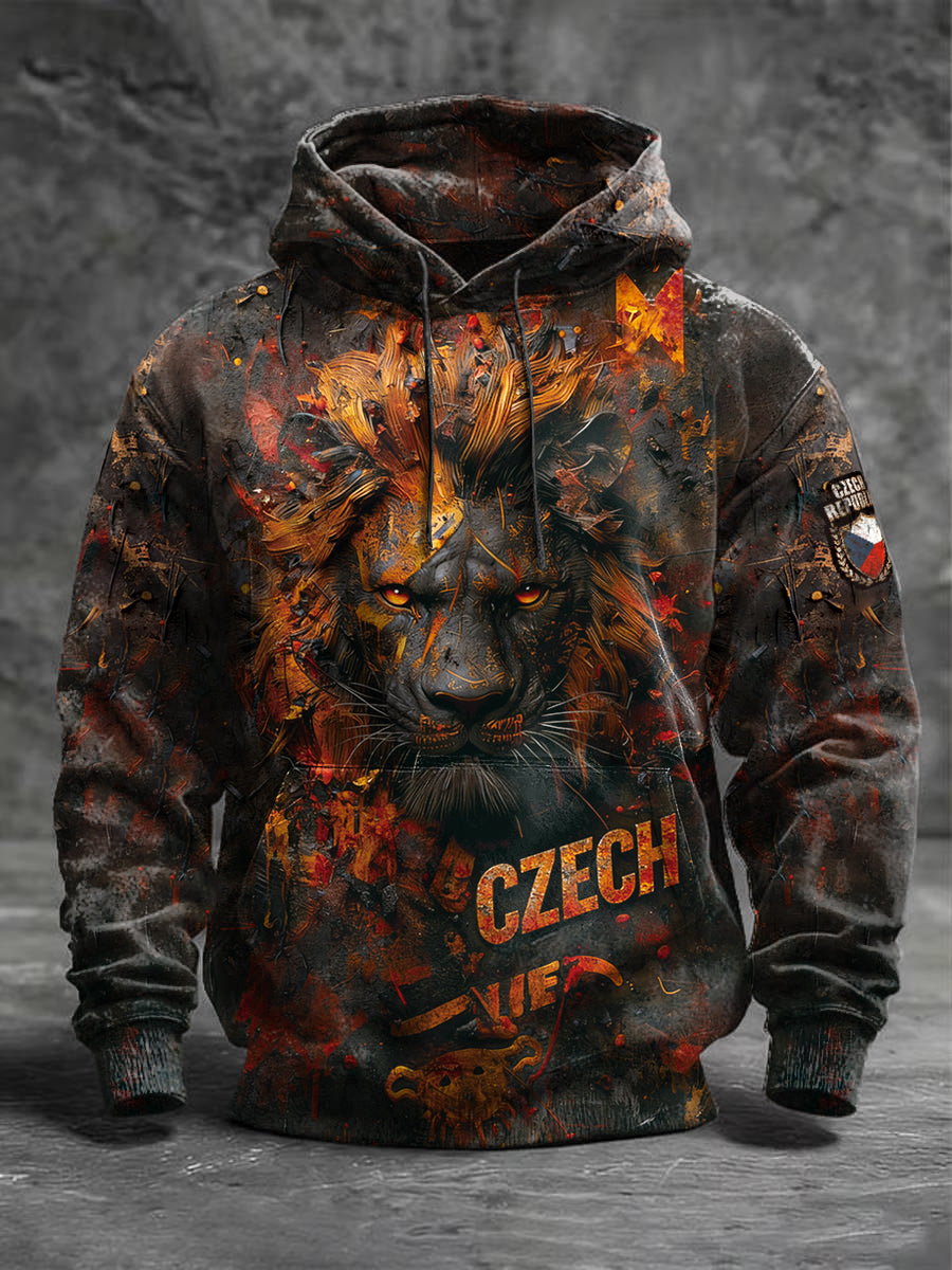 Pánská mikina s kapucinou