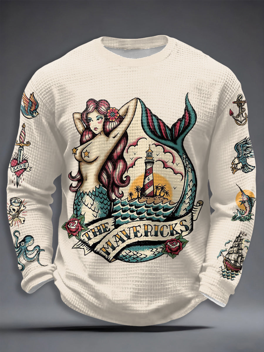 Pánské country hudba inspirované waffle tričko