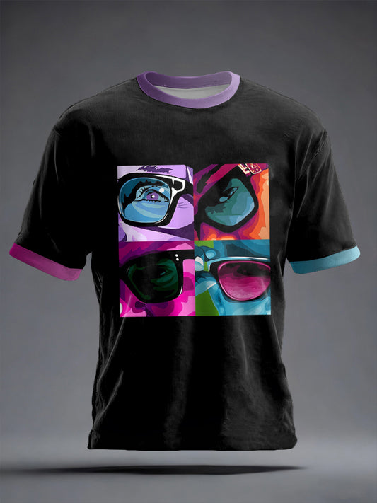 Pánské country music inspirované krátké rukávy tshirt