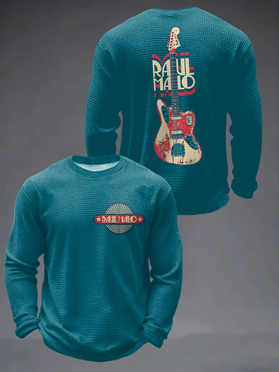 Pánské country hudba inspirované waffle tričko