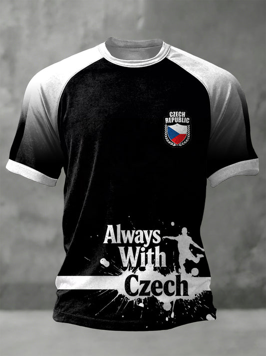 Mistrovské mistrovství světa ve fotbale v české republice tričko s krátkými rukávy