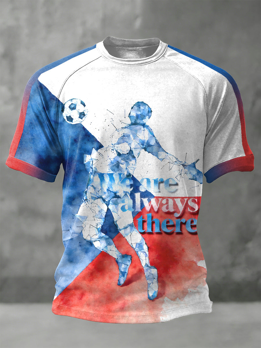 Pánové česká republika vlajka fotbalu 2026 jersey tshirt