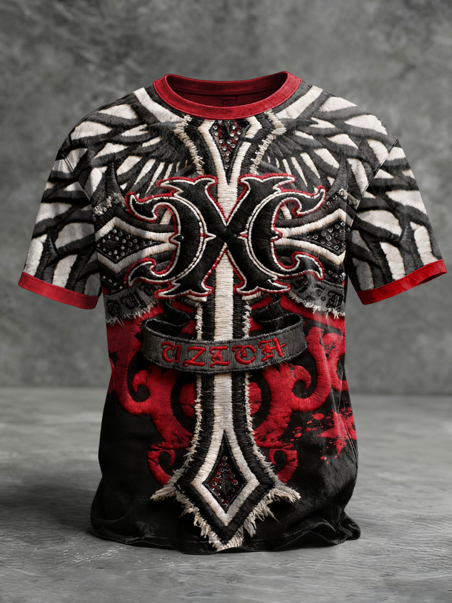 Pánské české kříže patchwork vintage tshirt