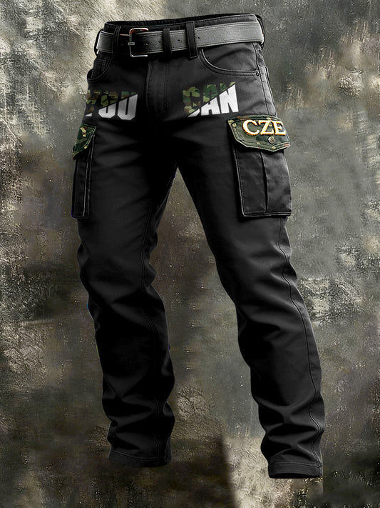 Pánské černé české můžete vytisknout kalhoty