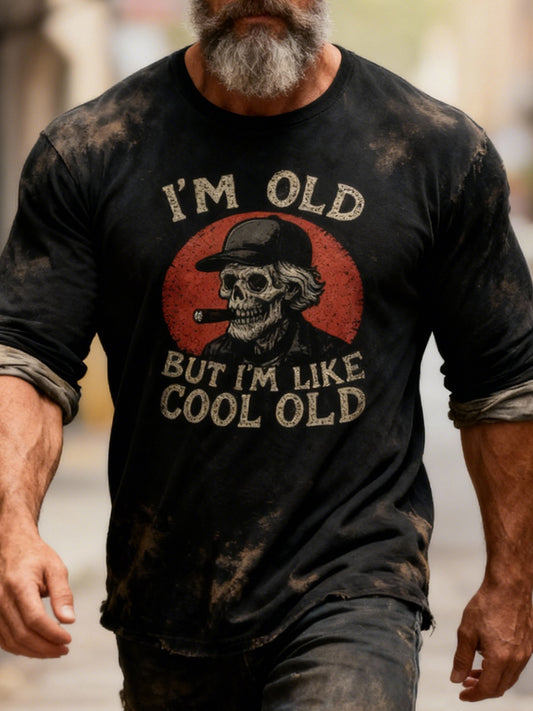 Retro im starý ale im jako cool starý neformální tričko
