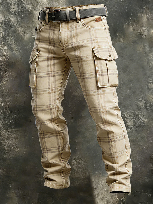 Pánské retro dovolená podnikání west art print casual pracovní šaty kalhoty