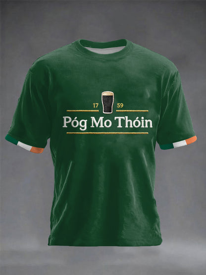 Pánské irsko st patricks den s krátkými rukávy tshirt