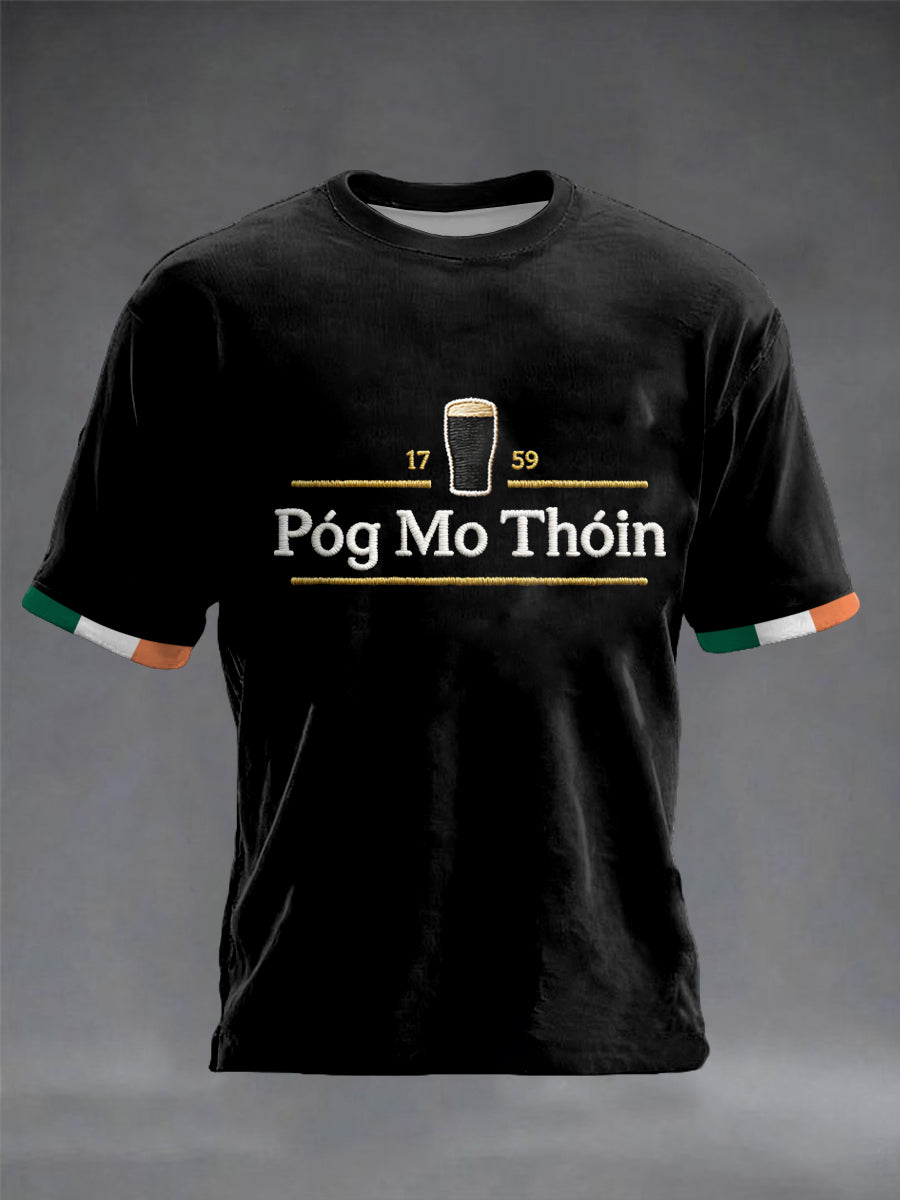 Pánské irsko st patricks den s krátkými rukávy tshirt