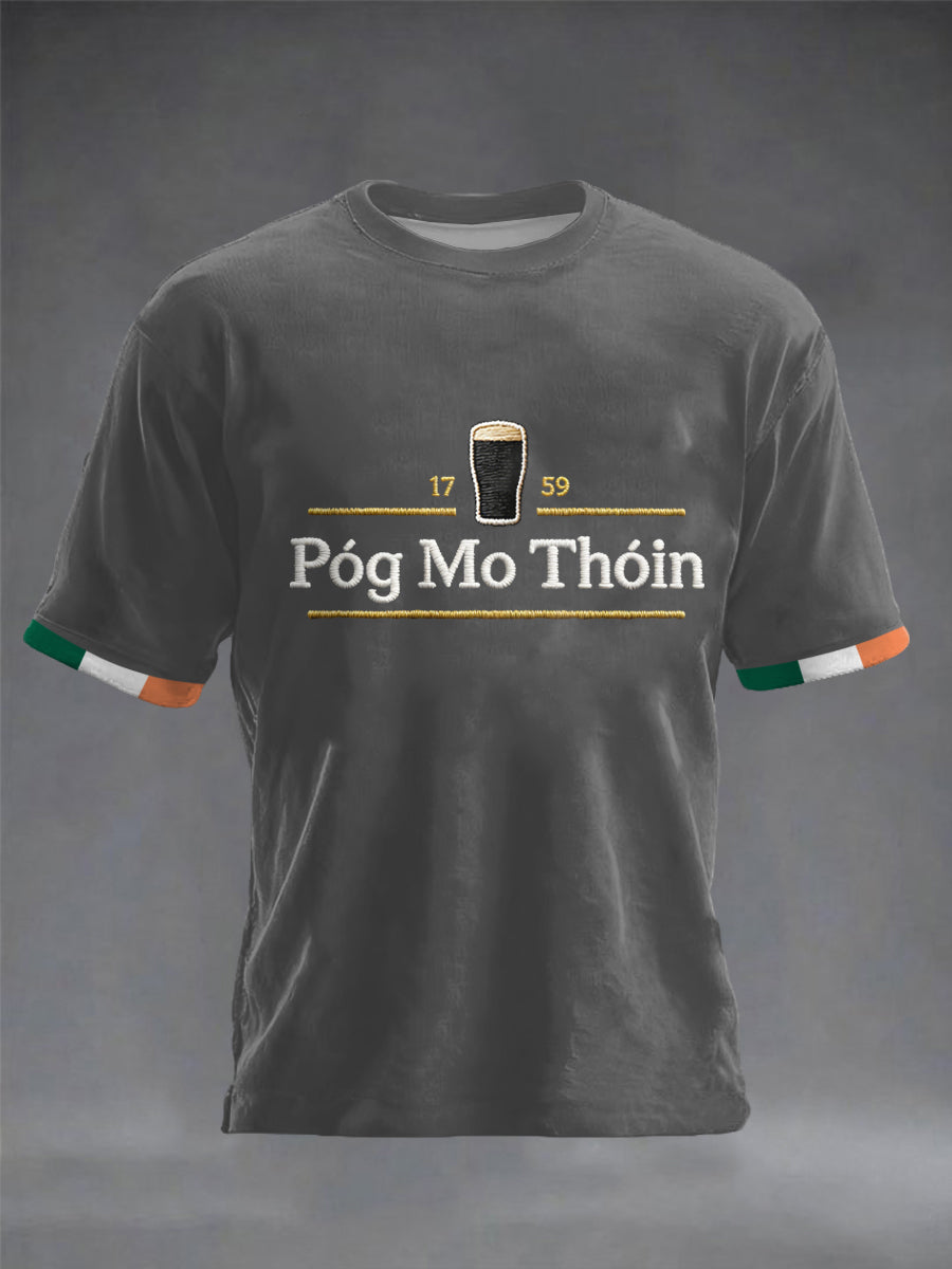 Pánské irsko st patricks den s krátkými rukávy tshirt