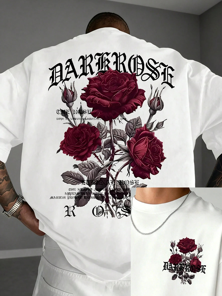 Pánské růžové krátké rukávy tričko