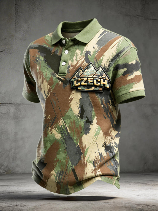 Pánské české maskovací tričko s krátkými rukávy