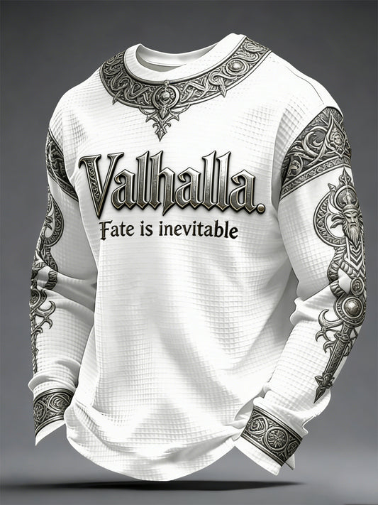 Pánské vikingské styl valhalla waffle top