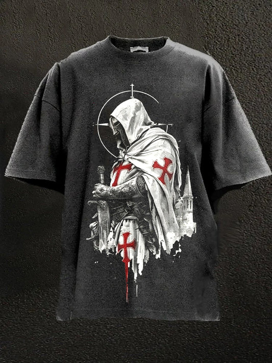 Pánské víra tisk krátké rukávy tshirt