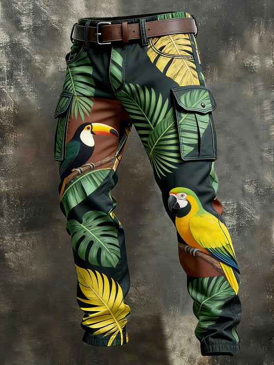 Pánské retro obchodní styl příležitostné pracovní kalhoty